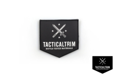 Tacticaltrim 3D PVC Patch Schwarz 7,5 cm x 7,5 cm