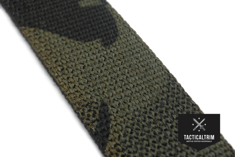 Nylon Webbing MultiCam® Black 1, Double-Side Printed, CUSTOM CUT, 4,02 €