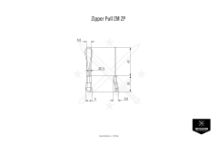 Zipper Pull 2M ZP-Serie 05 Tan 499