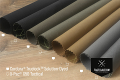 X50 TACTICAL Ranger Green X-Pac® X3-Laminate with 500 den Nylon and 400 den Aramid X-PLY®  Segment 72 cm x 100 cm