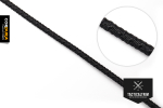 Positive Locking Shock Cord INVISTA CORDURA® TRUELOCK(TM) elastisch Schwarz 3,2 mm (1/8")