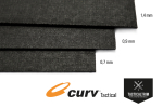 Black Curv® Tactical 0.7 mm (1/2) Half Sheet 136 cm x 75 cm