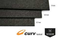 Black Curv® Tactical 0.9 mm (1/2) Half Sheet 136 cm x 75 cm