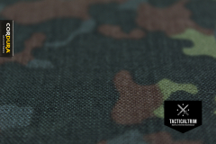 Sample 1100 dtex INVISTA CORDURA® PU-coated 5-Colour Flecktarn approx. 14.8 cm x 10.5 cm