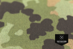 Sample Medium-Weight Twill 65/35 Cotton Polyester 5-Colour Flecktarn approx. 14.8 cm x 10.5 cm