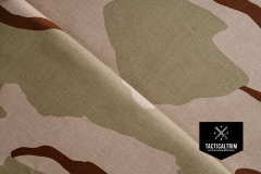 Sample 50/50 NyCo Rip-Stop 3-Color Day Desert Camo...