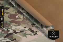 Sample 500 den/500 den PALStex® INVISTA CORDURA® MultiCam® Original/Coyote Brown approx. 14.8 cm x 10.5 cm