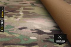 Sample 500 den/500 den PALStex® INVISTA CORDURA® MultiCam® Original/Coyote Brown approx. 14.8 cm x 10.5 cm