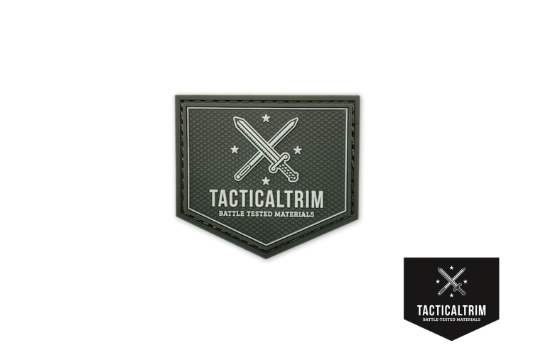 Tacticaltrim 3D PVC Patch Ranger Green 50 mm